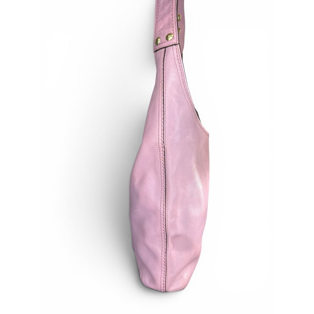 RARE Vintage Coach Bleecker Sophie Lavender Leather Hobo Bag Tattersall 12406 - Picture 9 of 16